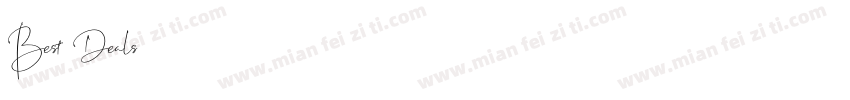 Best Deals字体转换